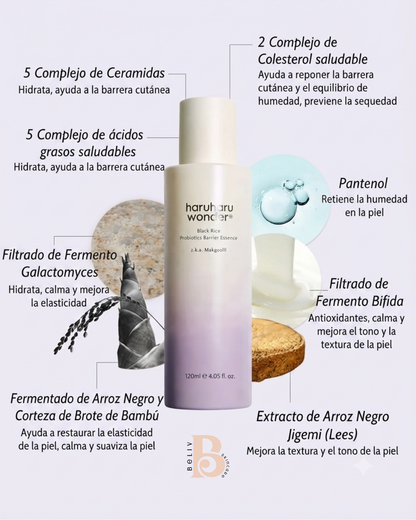 Haruharu Wonder - Black Rice Probiotics Barrier Essence - 120ML