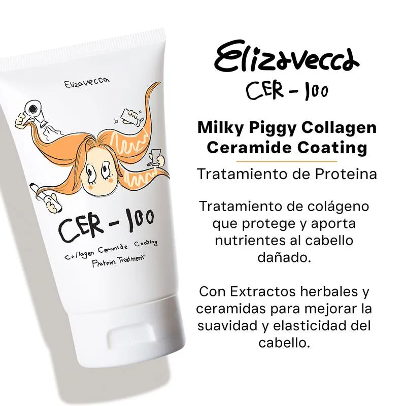 Elizavecca - Milky Piggy Collagen Ceramide Coating Protein Treatment(CER-100) 100ml