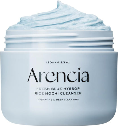 Arencia - Fresh Blue Hyssop Rice Mochi Cleanser - 120 gr