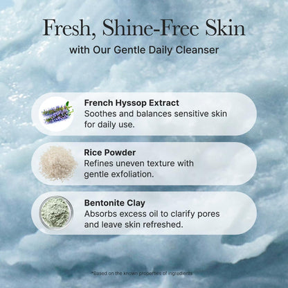 Arencia - Fresh Blue Hyssop Rice Mochi Cleanser - 120 gr