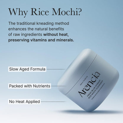 Arencia - Fresh Blue Hyssop Rice Mochi Cleanser - 120 gr