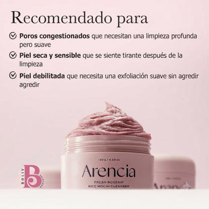 Arencia - Fresh Rosehip Rice Mochi Cleanser -120GR