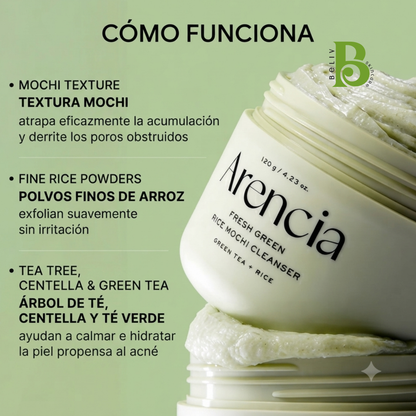 Arencia - Fresh Green Rice Mochi Cleanser-120GR