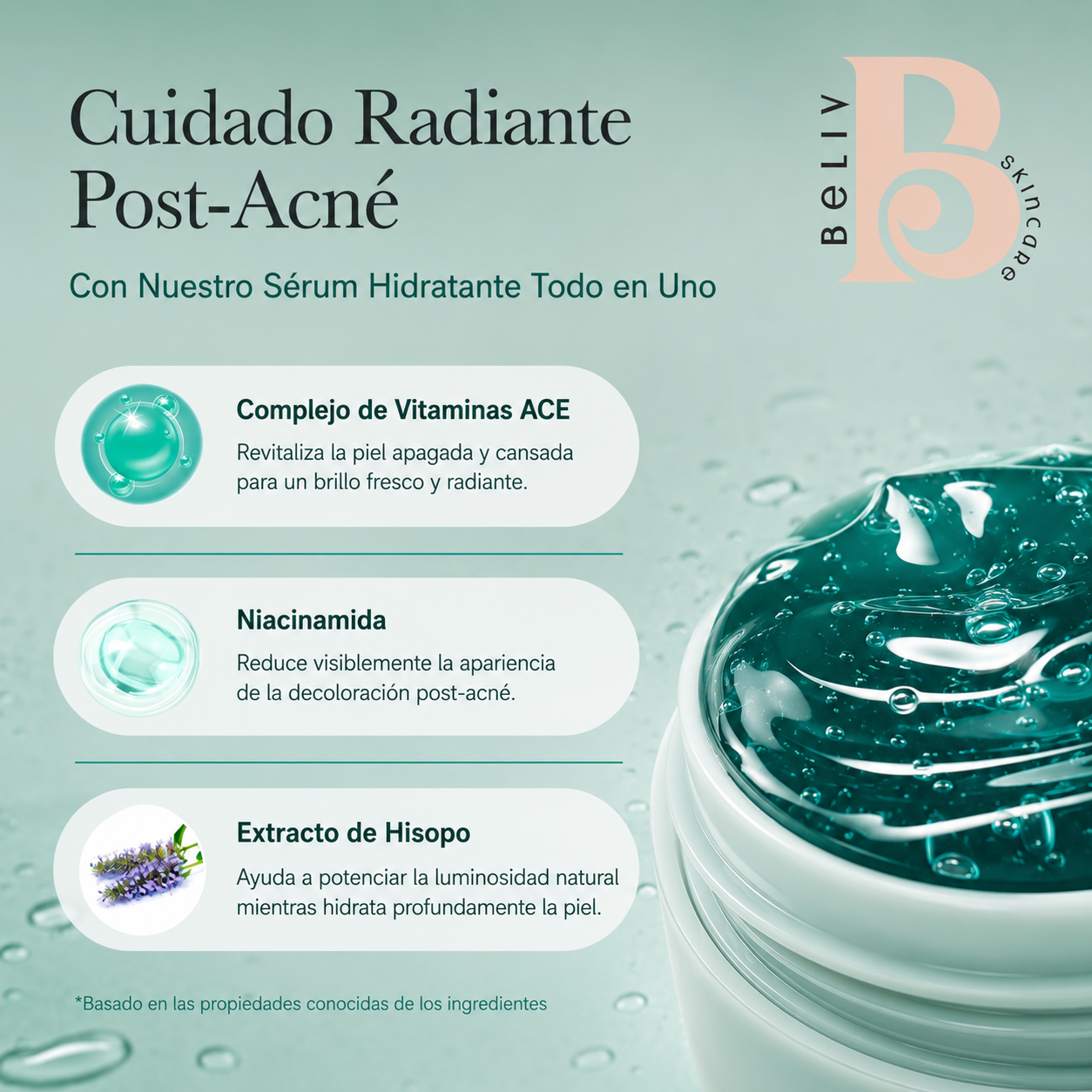 Arencia - Holy Hyssop Serum 30 - 50g