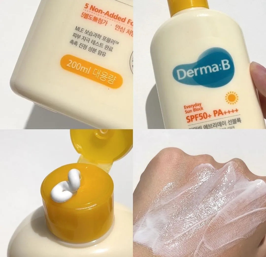 DERMA:B - Everyday Sun Block 200ml SPF50+ PA++++ 200ML