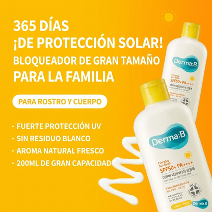 DERMA:B - Everyday Sun Block 200ml SPF50+ PA++++ 200ML