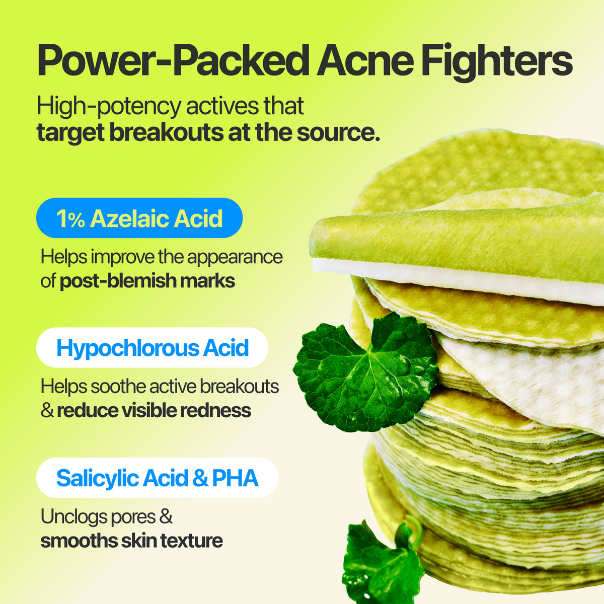 Numbuzin - Zero Blemish Azela Cica Balancing Dual Pads 60