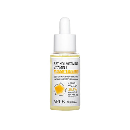 APLB - Retinol Vitamin C Vitamin E Ampoule Serum -40ML