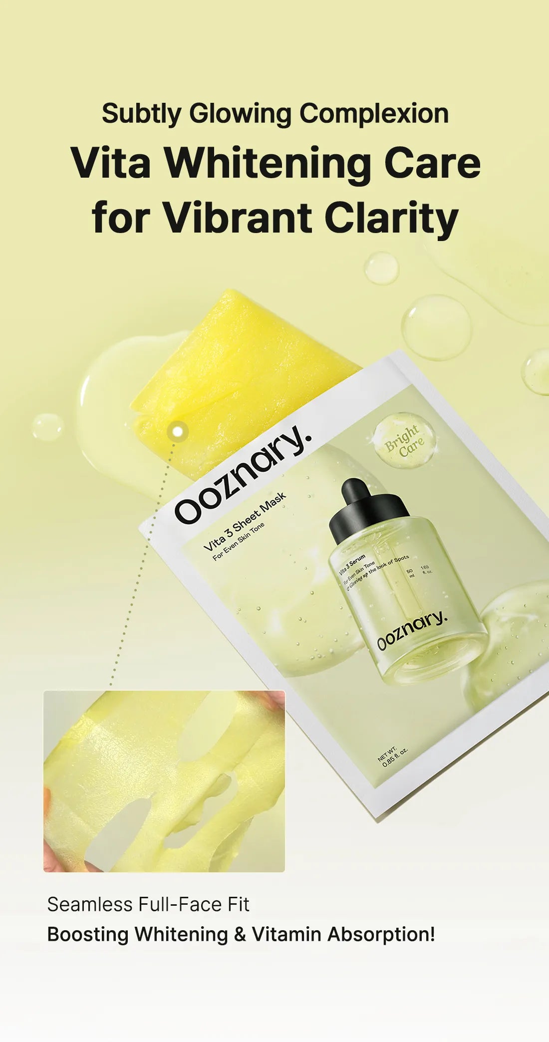 Ooznary - Vita Sheet Mask (1pz)